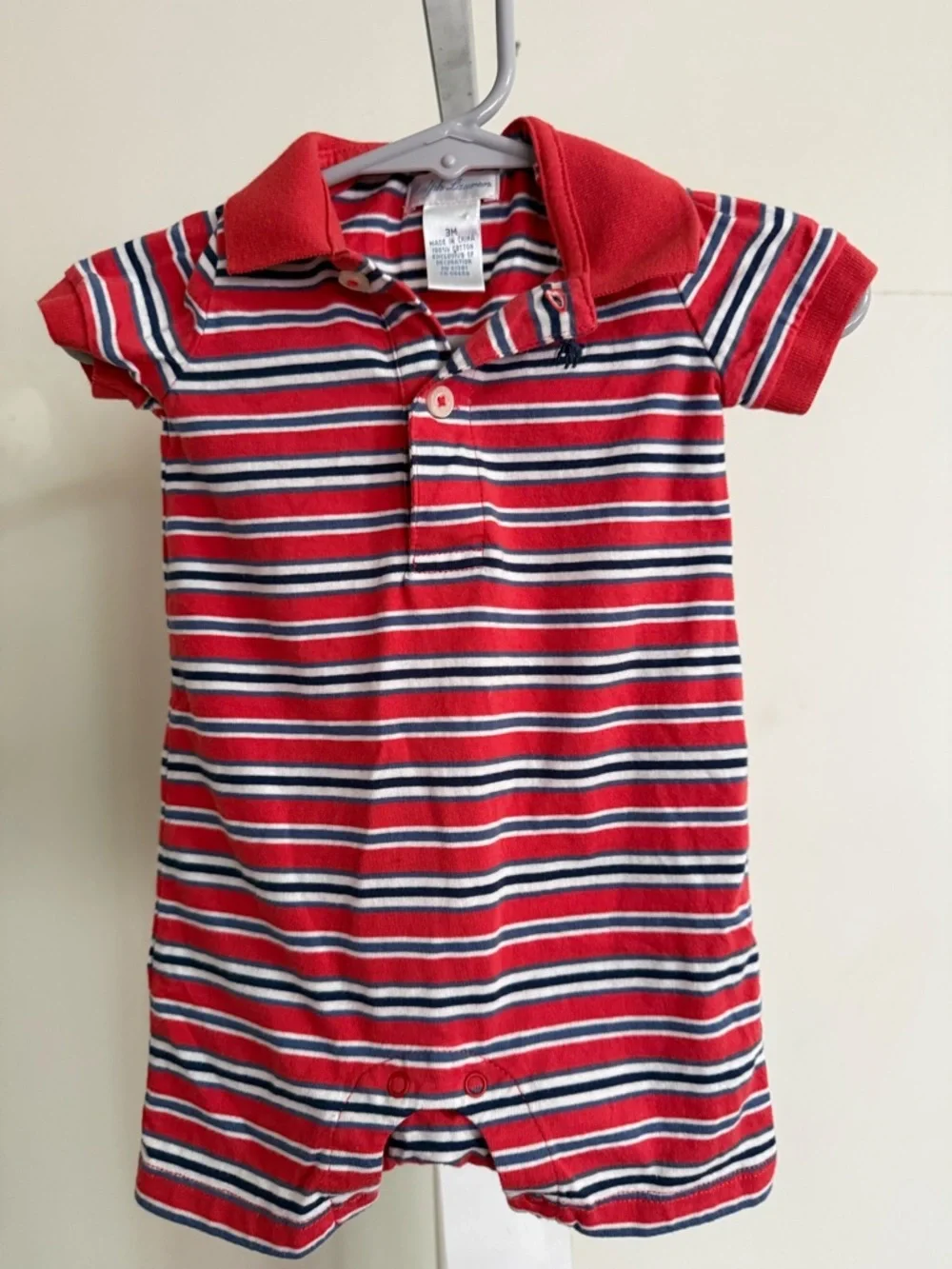 Ralph Lauren Striped Polo Romper